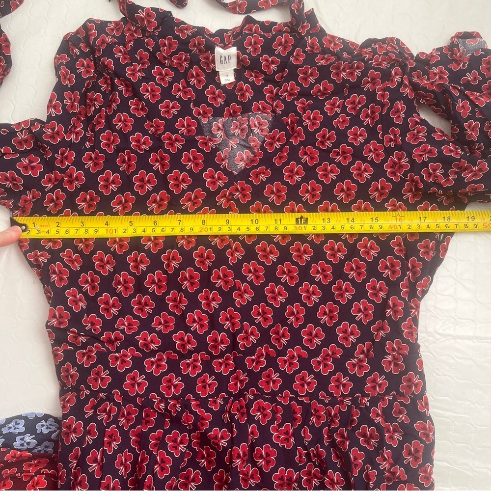 Gap Multicolor Navy Red Light Blue Pattern Keyhol… - image 7